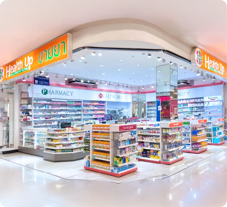 HUG Pharmacy Business — robotic warehouse